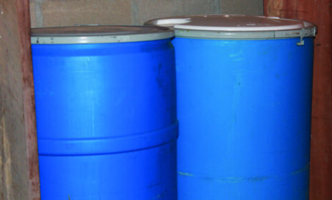 blue food-safe plastic food storage containers